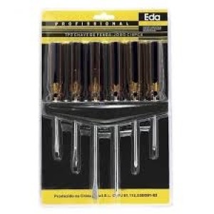 JG CHAVE FENDA/PHILIPS 6PCS EDA 7PZ