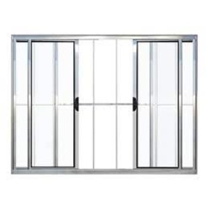 JANELA 4F C/GRADE 100 X 120 ALUMINIO