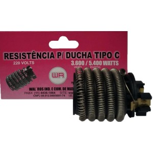 RESIST. WR HYDRA DUCHA SS 220V/5400W