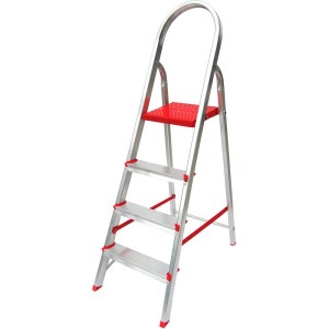 ESCADA DE ALUMINIO 4 DEGRAUS BOTAFOGO
