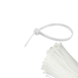 ABRAC. NYLON BRANCA 4,8X350MM PCT 100