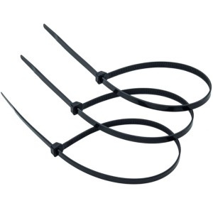 ABRAC. NYLON PRETA 4,8X300MM PCT 100