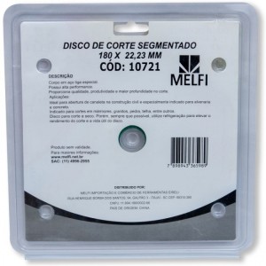 DISCO CORTE MELFI DIAM. SEGMENTADO