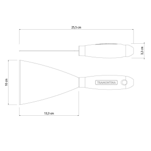 ESPATULA PROF 10 CM TRAMONTINA