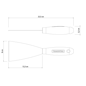 ESPATULA PROF  8 CM TRAMONTINA