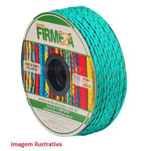 CORDA   4MM CARRETEL COLORIDO 230MTS FIRMEZA