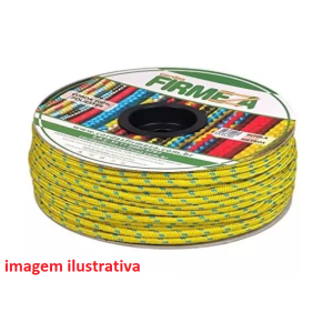 CORDA   5MM CARRETEL COLORIDO 155MTS FIRMEZA