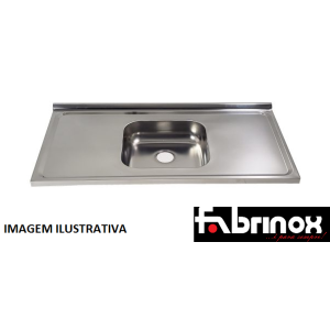 PIA INOX 1,00MT COM CUBA