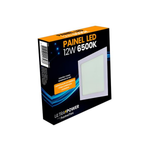 PAINEL EMB.LED 12W QUAD.6500K 17X17 HOMEFLEX