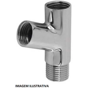 JUNCAO Y CROMADO P/FILTRO 1/2 MAR VEMELHO