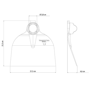 ENXADA ESTREITA SEM CABO TRAMONTINA