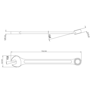 CHAVE COMBINADA  09MM TRAMONTINA