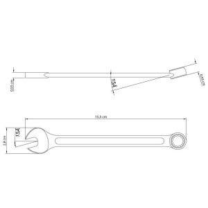 CHAVE COMBINADA 12MM TRAMONTINA