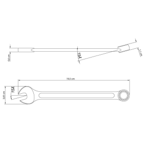 CHAVE COMBINADA 16MM TRAMONTINA