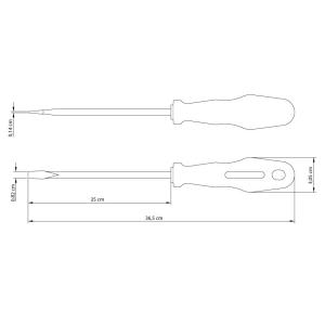 CHAVE FENDA ACO ESPECIAL 5/16X10 TRAMONTINA