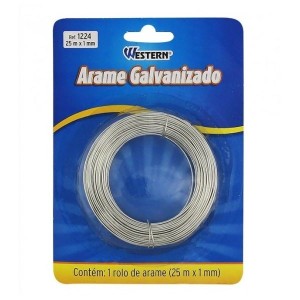 ARAME GALVANIZADO 25M X 1MM WESTERN 1224