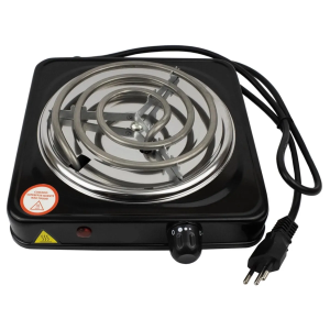 FOGAREIRO ELETRICO 1 BOCA 127V PRETO