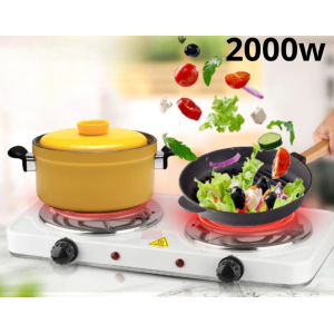 FOGAREIRO ELETRICO *2 BOCAS 127V BRANCO