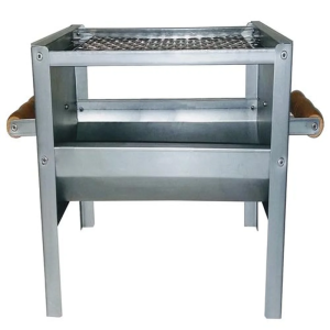 CHURRAS GALVANIZADA 35X25X30CM ALT FIXA