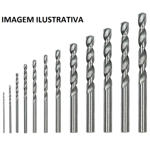 BROCA AÇO RAPIDO EDA 4,0MM PCT 10