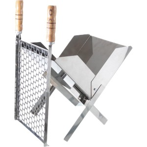 CHURRAS INOX MALETA 40X25X33 ALT