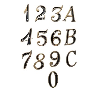 NUMERO RESIDENCIAL PVC 2