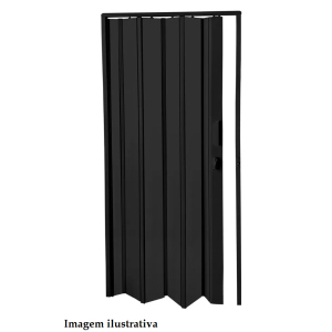 PORTA SANFONADA MULTILIT 0,72 PRETA