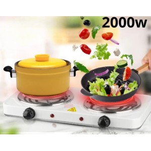 FOGAREIRO ELETRICO 2 BOCAS *220V BRANCO