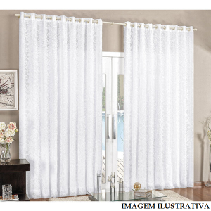 VARAO CORTINA 19MM 2,5MT BRANCO