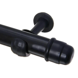VARAO CORTINA 19MM 1,5MT PRETO