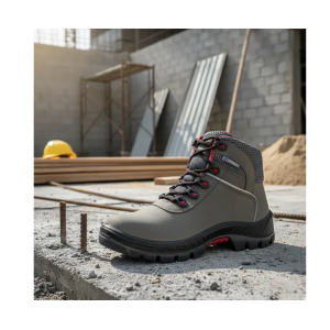 BOTINA NUBUCK CINZA CLARO N- 42 MARLUVAS