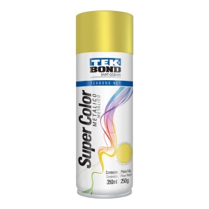 TINTA SPRAY METALICO OURO 350 ML TEKBOND